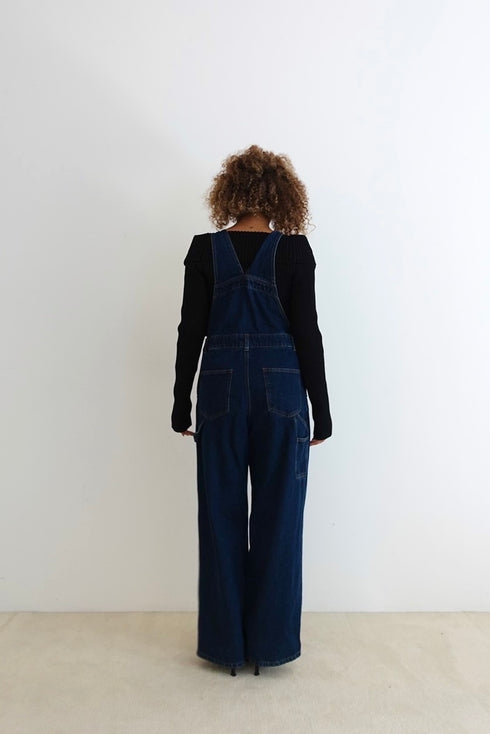 ワークデニムサロペット